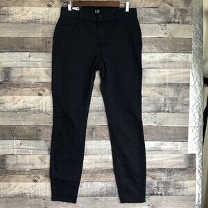 Gap Womens Skinny Stretch Pants Blue Size 6 NWT Casual